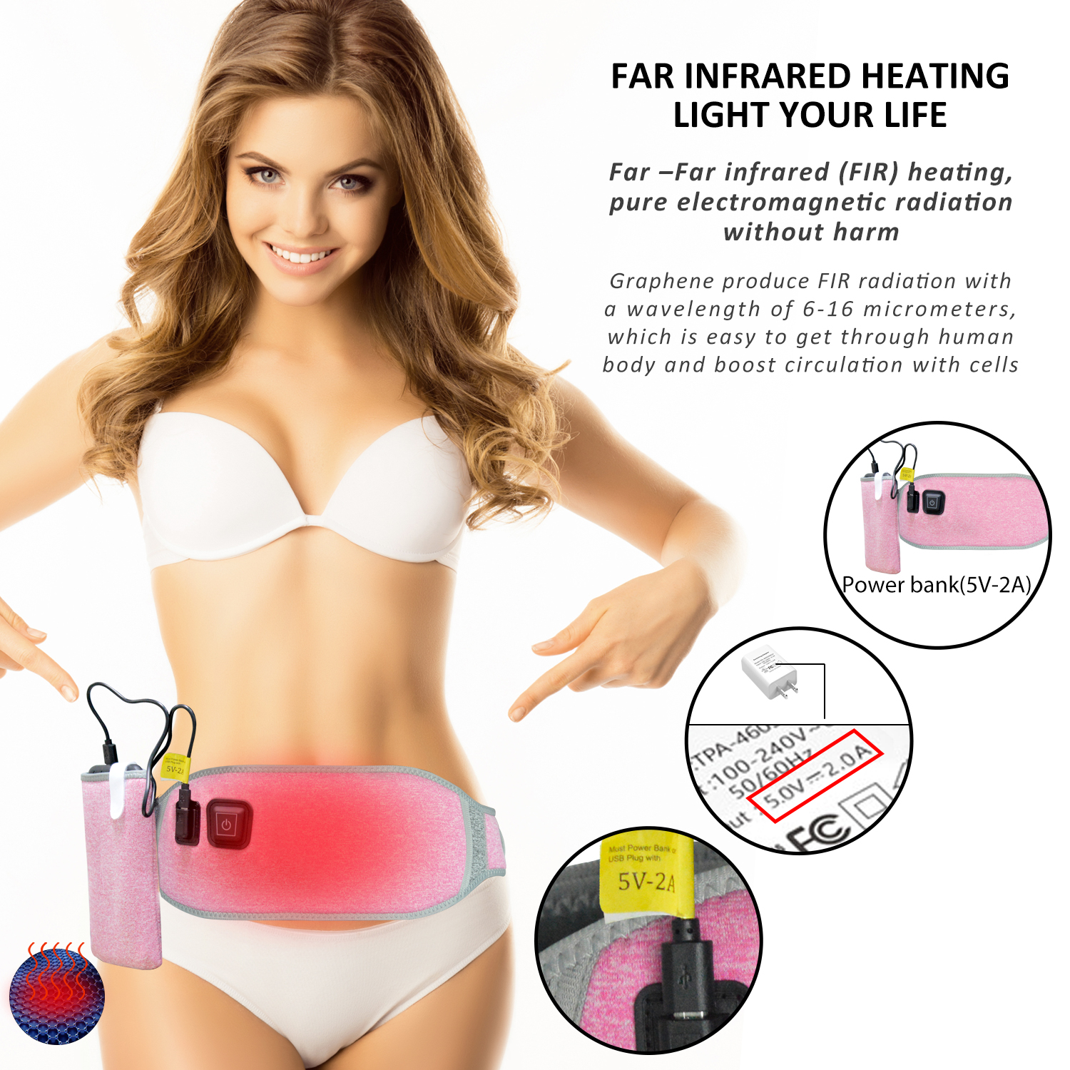 portable heating pad for menstrual cramps